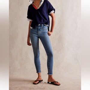 We the free free people raw high rise jegging